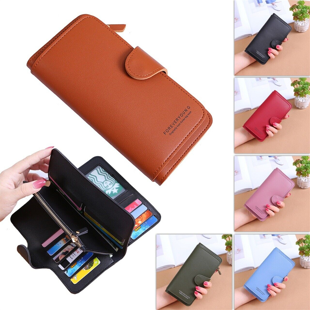 Phone Accessories Wholesale In China - Moda kadınlar deri cüzdan uzun çanta