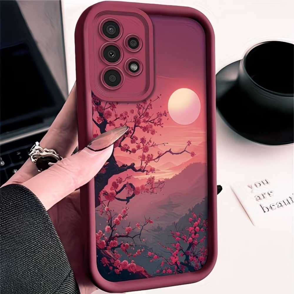 Gün Batımı Dağ Zirvesi Düşmeye - Phone Accessories Red incelemesi ve fiyatı