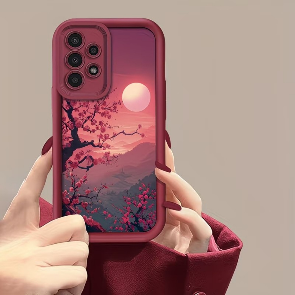 Gün Batımı Dağ Zirvesi Düşmeye - Phone Accessories Red incelemesi ve fiyatı