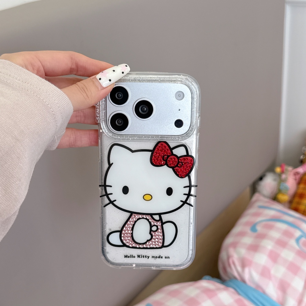 Sevimli 3D Yapay Elmaslı KT Te - Phone Accessories Red incelemesi ve fiyatı