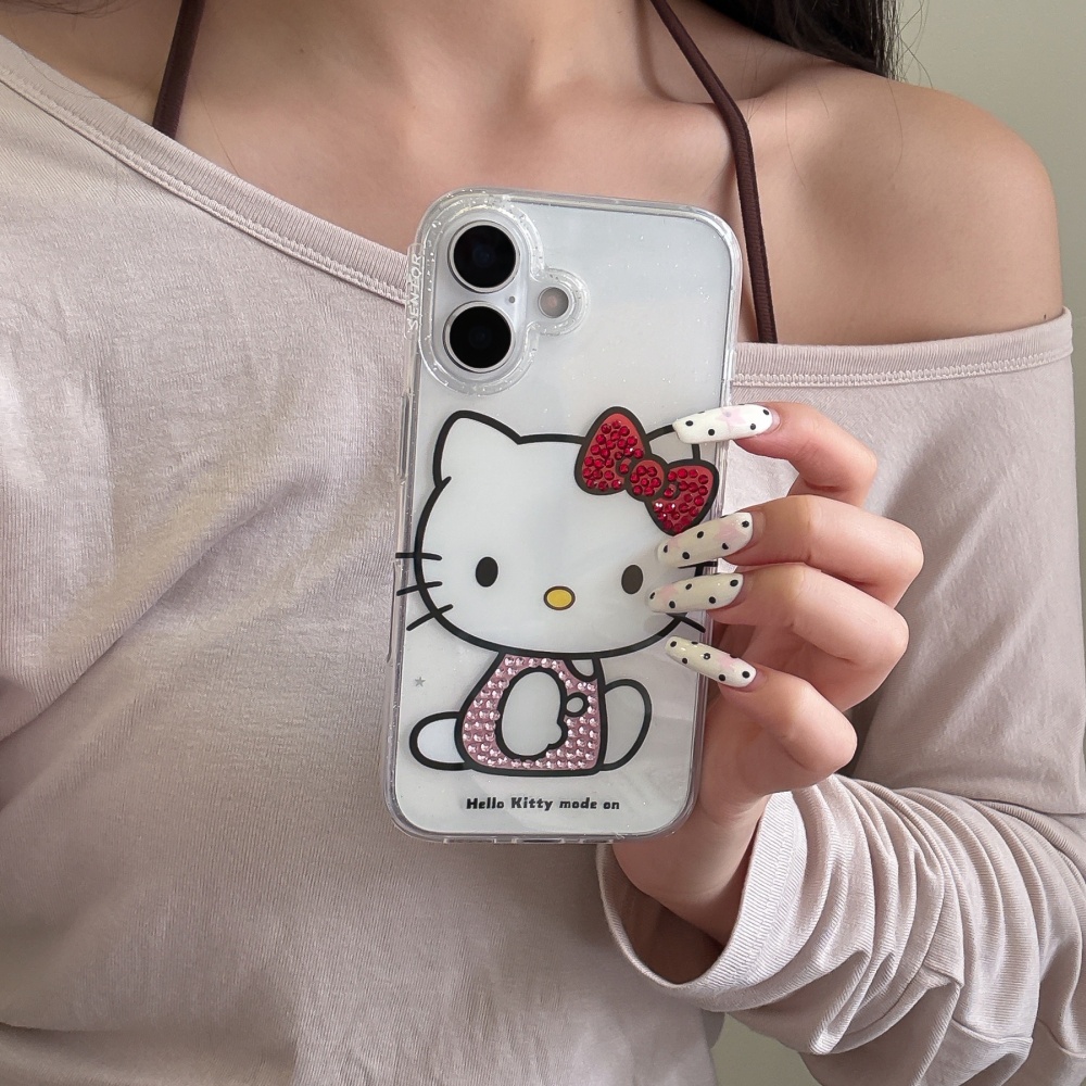 Sevimli 3D Yapay Elmaslı KT Te - Phone Accessories Red incelemesi ve fiyatı