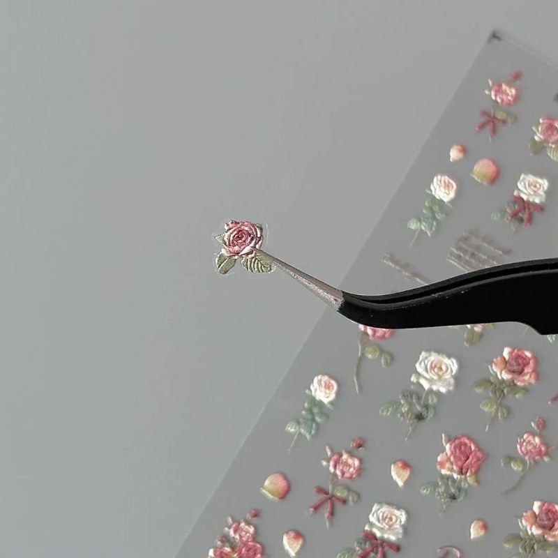 5 Adet Retro Gül Çıkartması Yü - Phone Accessories Red incelemesi ve fiyatı