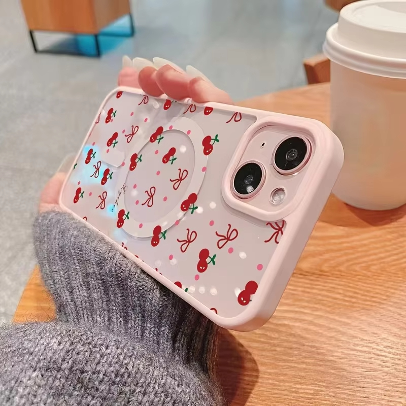 Kırmızı Kiraz Baskılı Manyetik - Phone Accessories Red incelemesi ve fiyatı