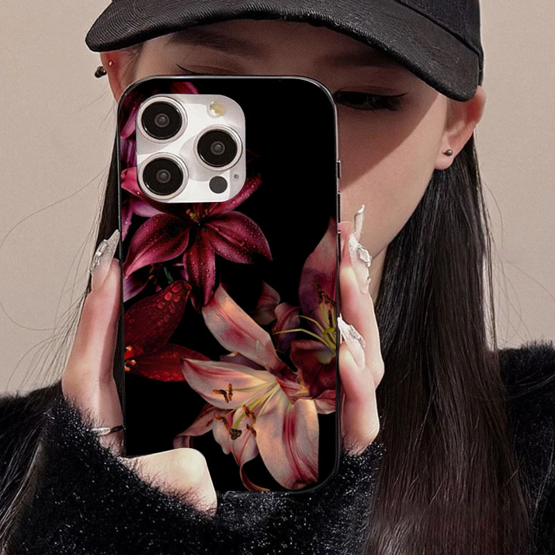 Şık Kırmızı Zambak Çiçekli Tel - Phone Accessories Red incelemesi ve fiyatı
