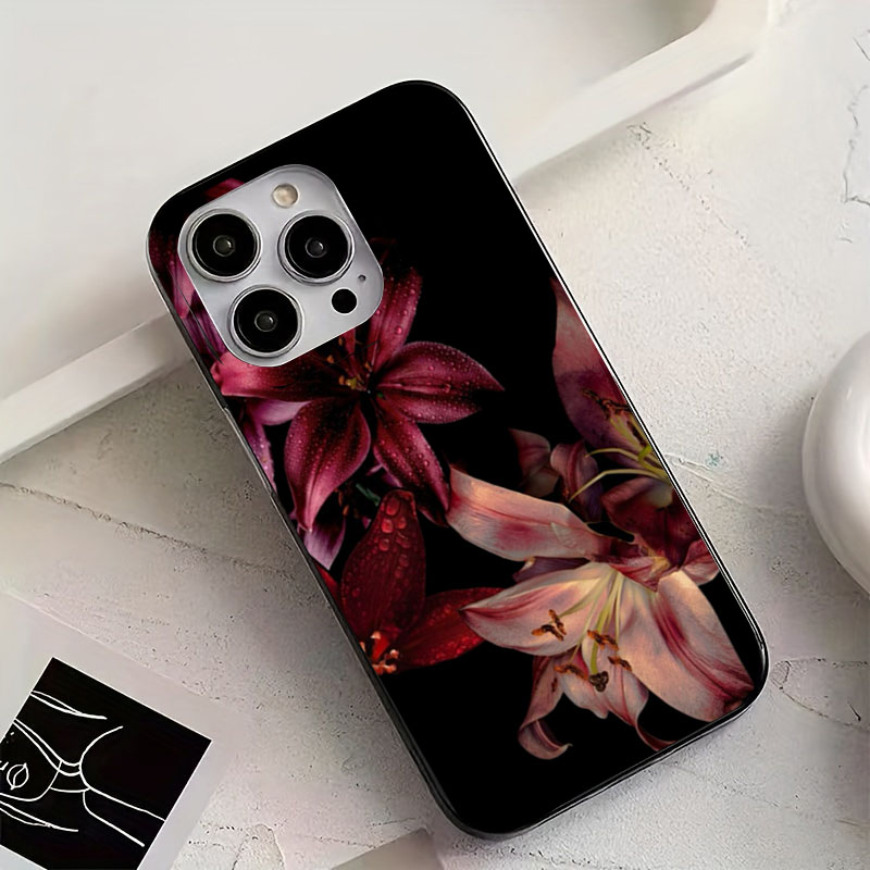 Şık Kırmızı Zambak Çiçekli Tel - Phone Accessories Red incelemesi ve fiyatı