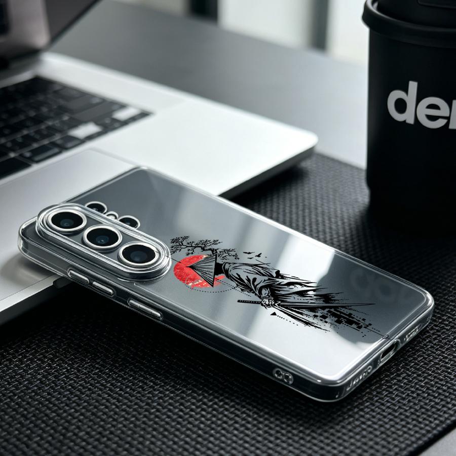 Kırmızı Güneş Baskılı Samuray  - Phone Accessories Red incelemesi ve fiyatı