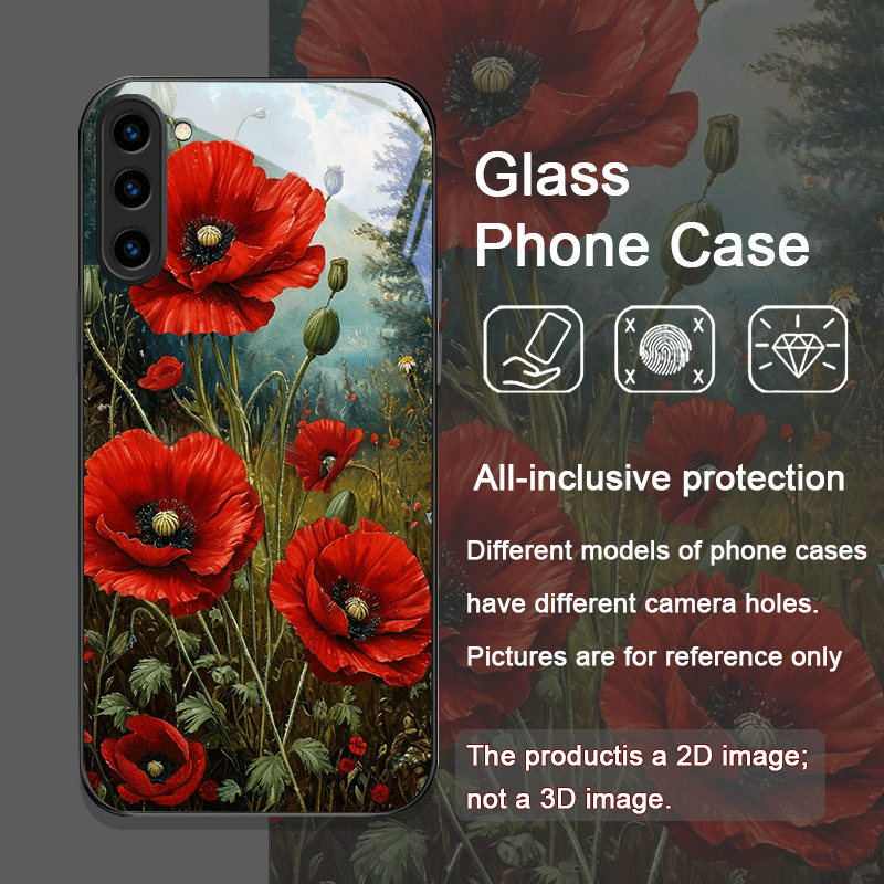 Retro Gelincik Çiçeği Çiçeklen - Phone Accessories Red incelemesi ve fiyatı