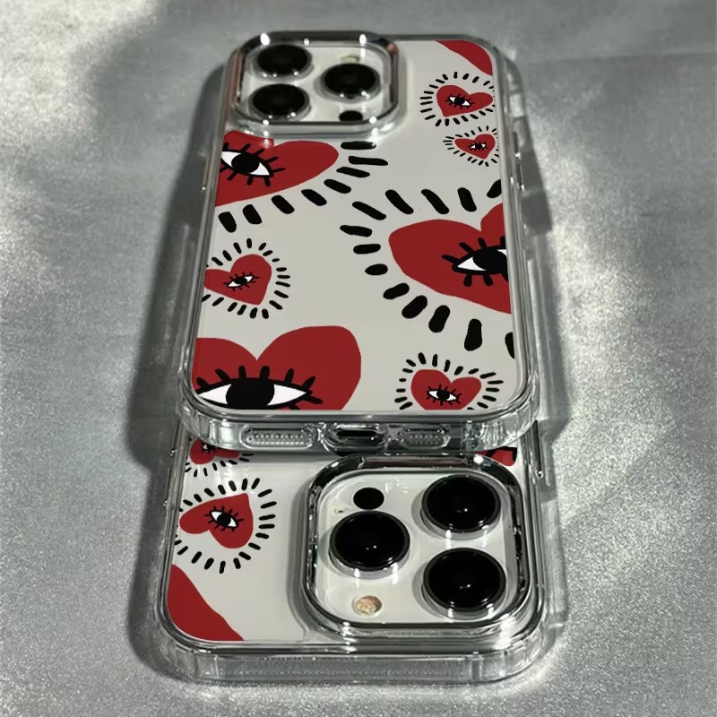 Benzersiz Kırmızı Kalp Gözlü Ç - Phone Accessories Red incelemesi ve fiyatı