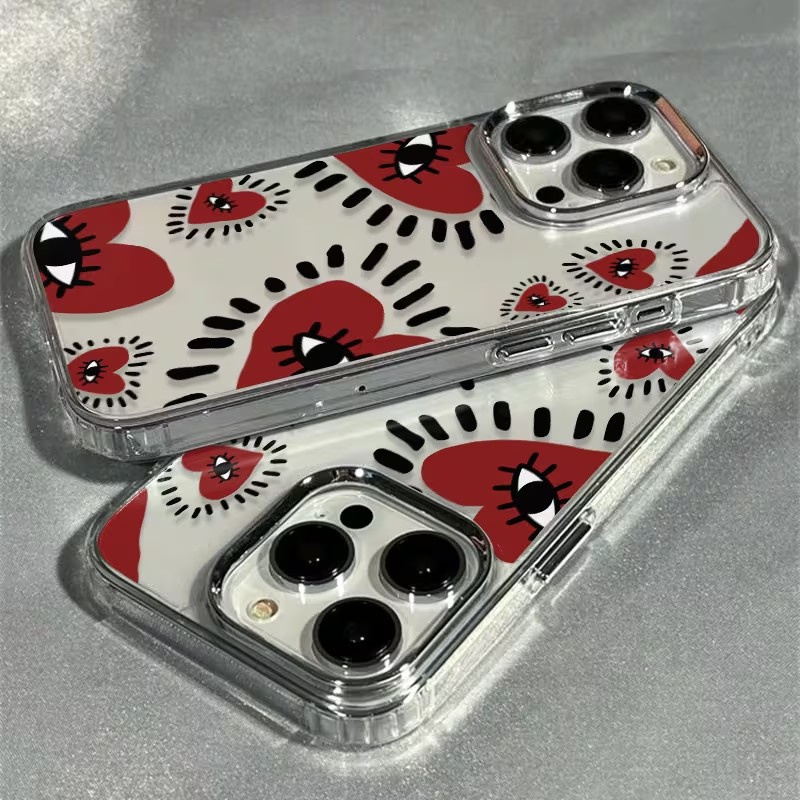 Benzersiz Kırmızı Kalp Gözlü Ç - Phone Accessories Red incelemesi ve fiyatı