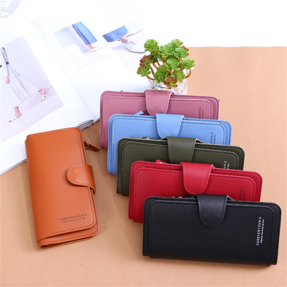 Moda kadınlar deri cüzdan uzun - Phone Accessories Wholesale In China incelemesi ve fiyatı